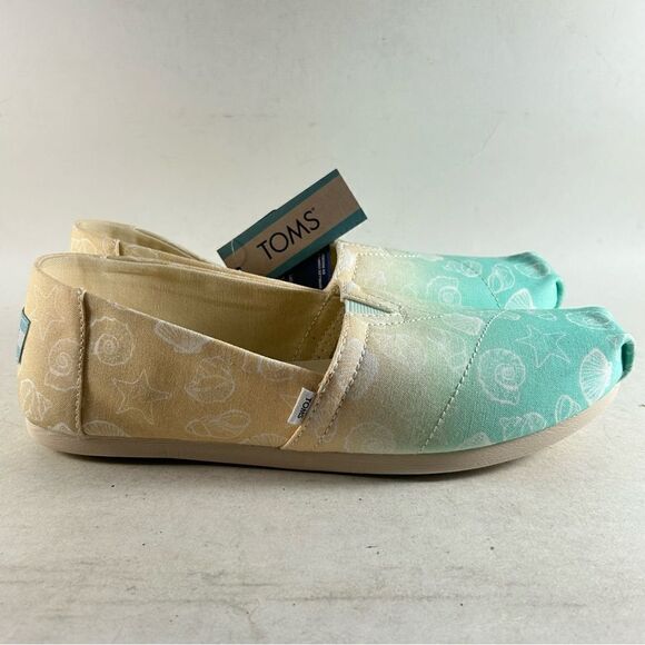 Toms Alpargata 3.0 Women’s Seashell Shoes Slip On Sneakers Tan Size 8.5 - Picture 1 of 8